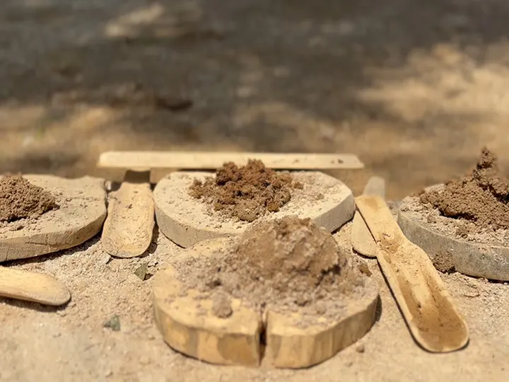 遊びが学びになる 自然素材