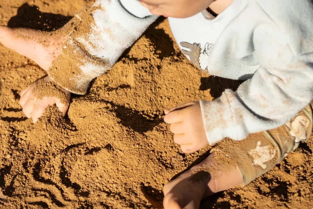 ホンモノ体験四季をとおした自然体験自然素材が遊具